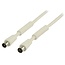 Coaxkabel Coax Male (IEC) - Coax Female (IEC) 1m - 120dB
