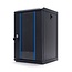 10 inch, 9U Smartline Wandkast, 310x301x483, gemonteerd, zwart