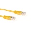 ACT CAT6 U/UTP Patchkabel 1 meter 100% koper - Geel