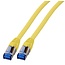 Cat6A S/FTP TPE Superflex Patchkabel - LSZH - 1 m - Geel