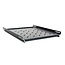 19 inch uitschuifbaar legbord (tray) voor 800mm diepe kasten -500mm - Zwart