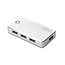 Compacte 4 poorts USB 3.0 Hub wit