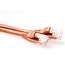 Patchkabel Cat6 U-UTP AWG24 250MHz 0,5 mtr. - Bruin PVC