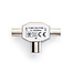 Coax TV splitter Female - 2x Male