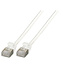 Cat6A U/FTP TPE UtraFlex Slim Patchkabel - LSZH - 0.15 m - Wit