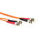 Patchkabel Glasvezel OS2 Duplex ST/ST 0.5 meter