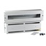 Distribution Box with DIN Rail voor montage in 19 inch rack ZWART