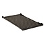19 inch verstelbaar legbord (tray) 1U voor 800 mm diepe kasten - Zwart