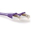 ACT Paarse 2 meter LSZH SFTP CAT6A patchkabel snagless met RJ45 connectoren