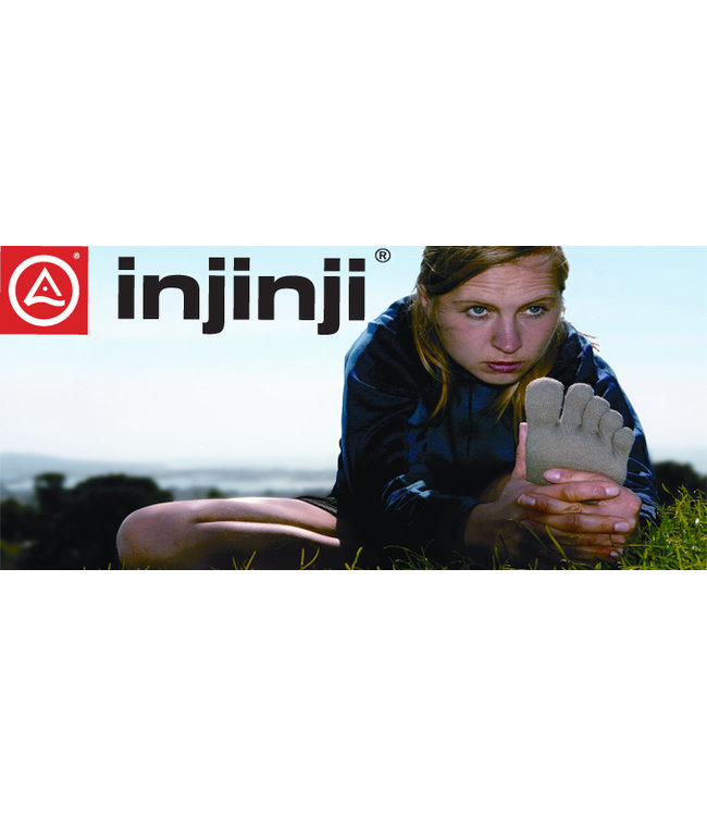 Injinji Run Performance 2.0 sok mid weight zwart