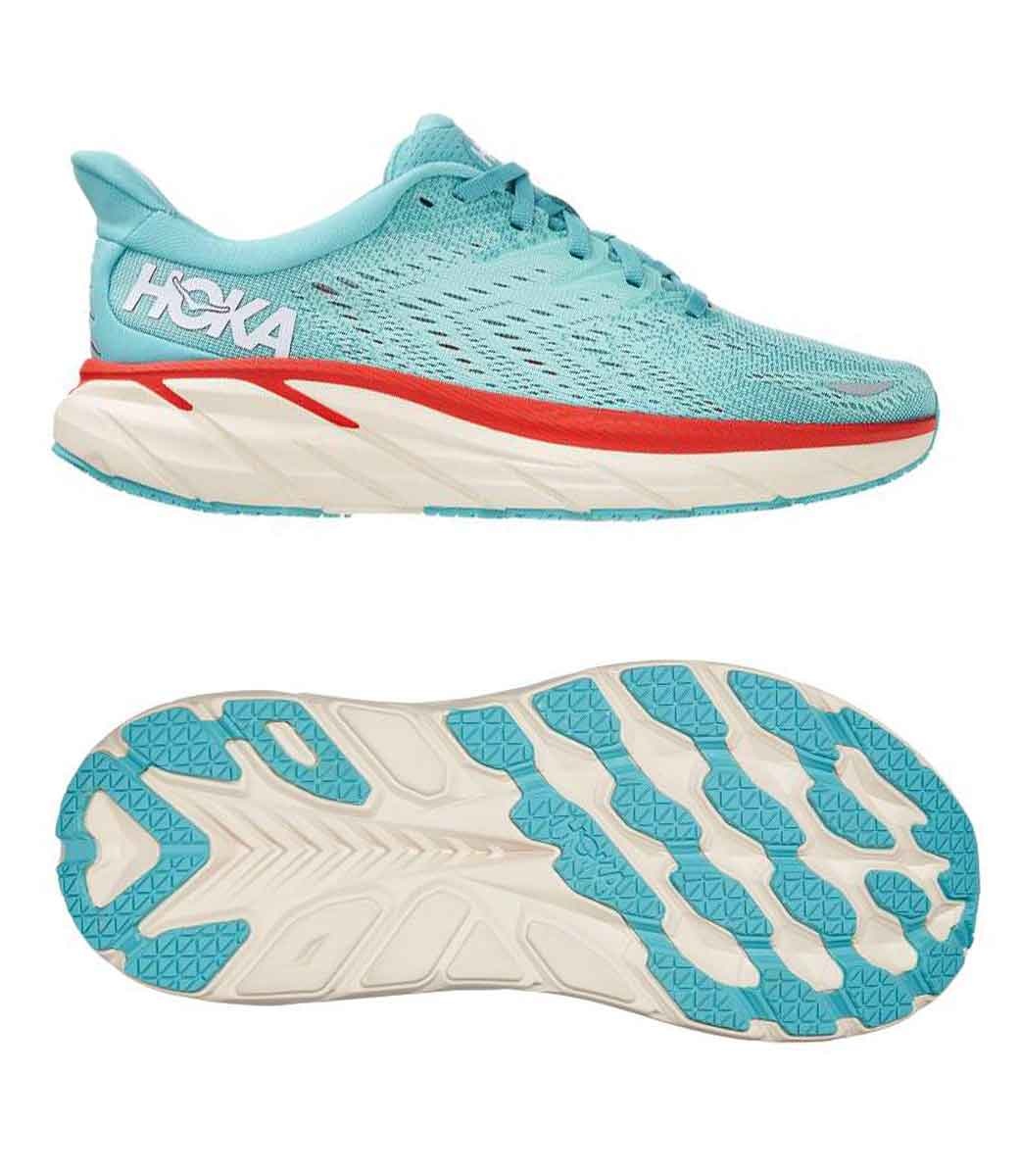 Hoka one | W Clifton 8 wide 2E | Extra brede hardloopschoen voor dames - VS  sport