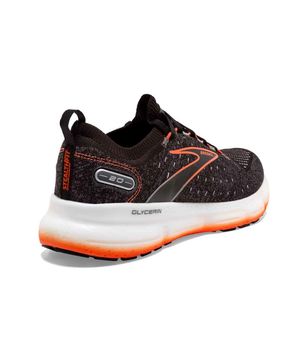 Brooks Glycerin StealthFit 20 Black/Blackened Pearl/Flame VS sport