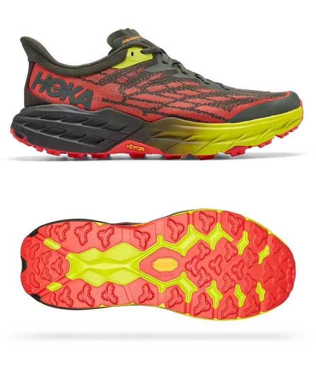 Hoka one one Speedgoat 5  Thyme/Fiesta