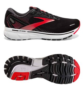 Brooks Ghost 14  Black/Red/White