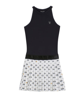 Lara Dress Black White Print