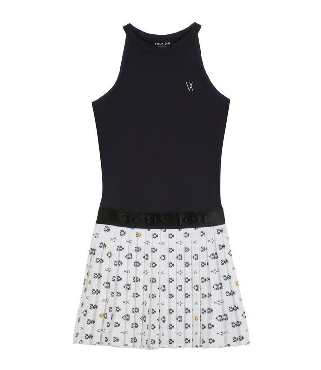 Vieux Jeu Vieux Jeu Lara Dress Black White Print