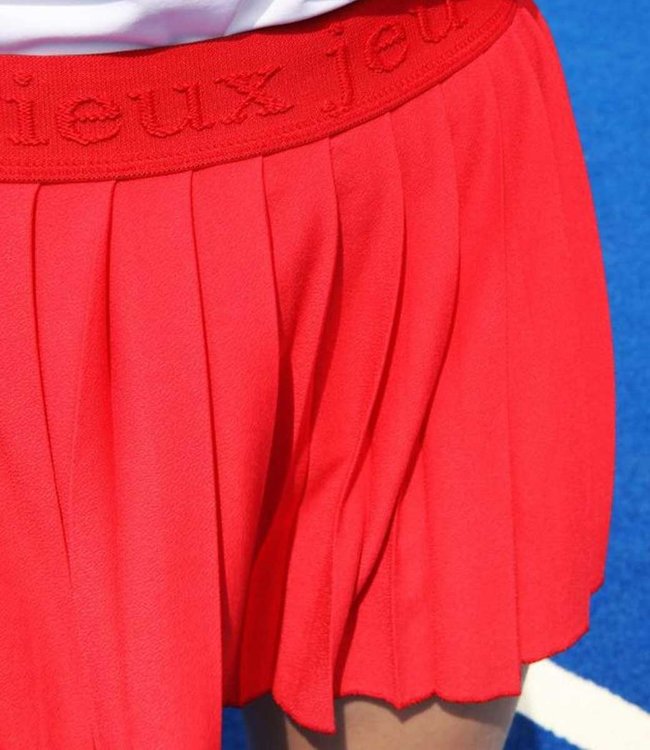 Vieux Jeu Chantal Skirt Red
