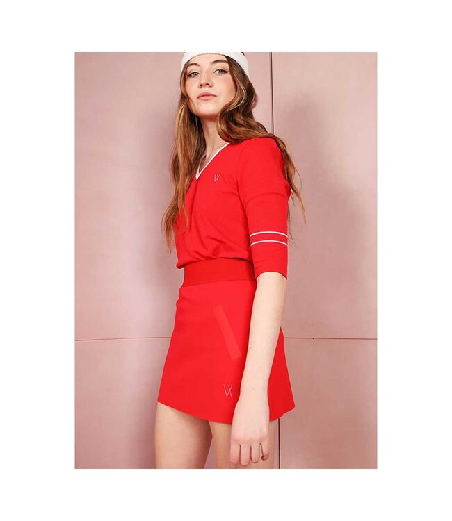 Vieux Jeu Top Astrid Red