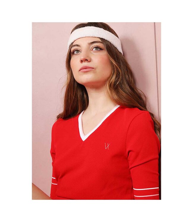 Vieux Jeu Top Astrid Red