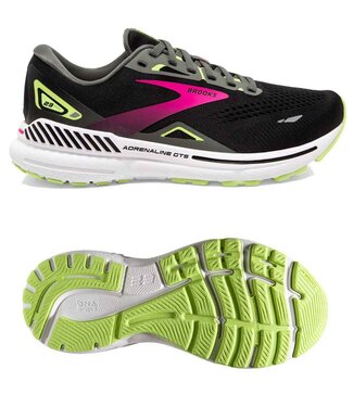 Brooks Adrenaline GTS 23 W  Black/Gunmetal/Sharp Green