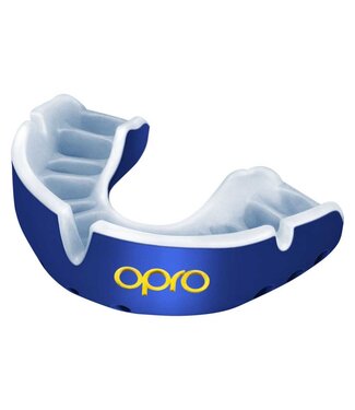 Opro Gold ultra fit bitje blauw-wit Adult 10+