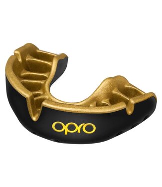 Opro Gold ultra fit bitje zwart-goud Adult 10+