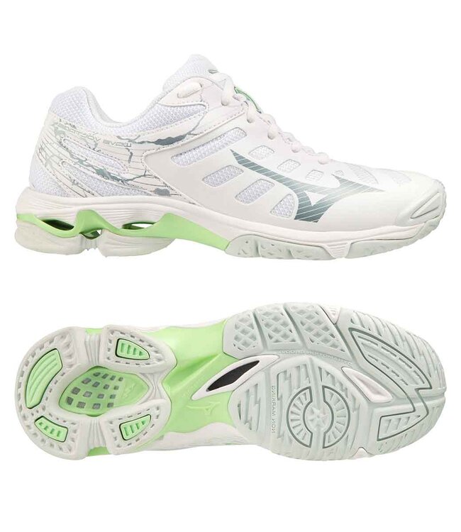 Mizuno Wave Voltage W White/Lime