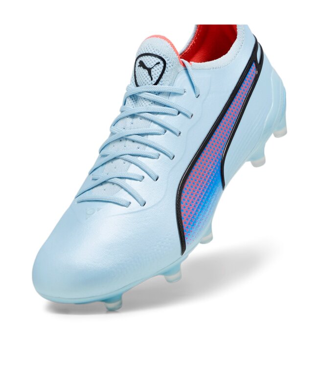 Puma King ultimate damesvoetbalschoen Silver/Black/Fire Orchid