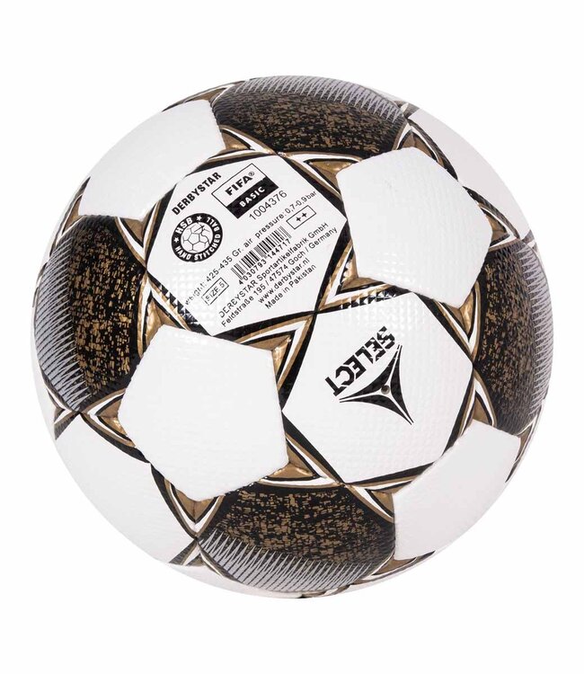 Derbystar Classic 5 wit-zwart-goud 8 x 1