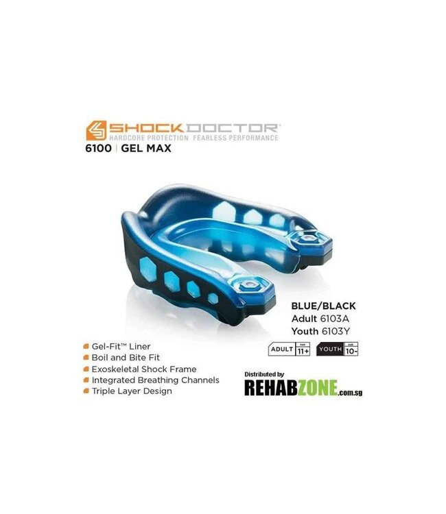 Gel Max Adult 11+ Blue/Black