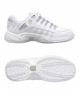 K-Swiss Court Prestir Omni - Women - White/Silver