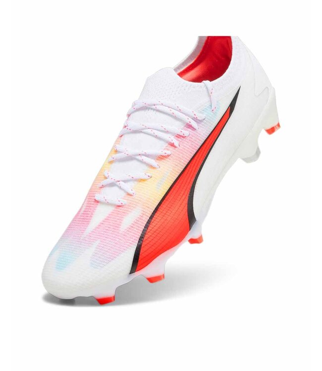 Puma Ultra Ultimate FG/AG W's White/Black/Fire Orchid