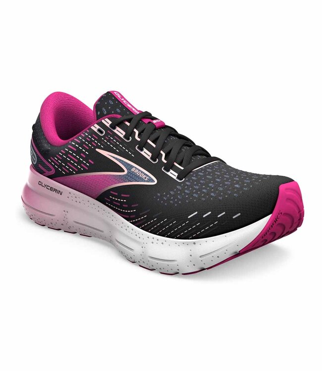 Brooks Glycerin 20 W - Black/Fuchsia/Linen