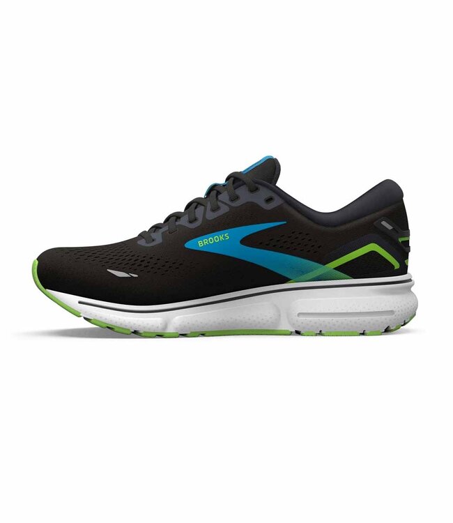 Brooks Ghost 15 Men Black/Hawaiien/Green