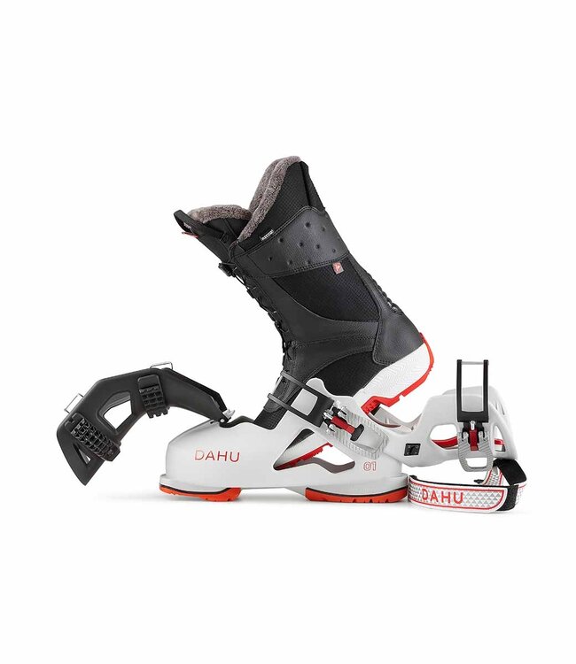 Dahu Ecorce 01 W90 Light Grey-Black-Red