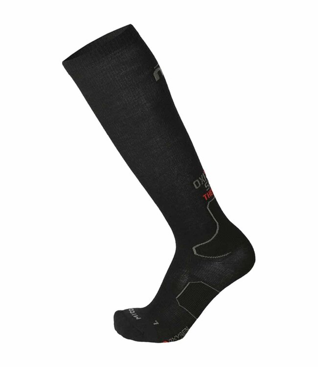 Mico Oxi-Jet  Compression light weight ski sock  Zwart