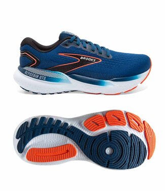 Brooks Glycerin GTS 21 Men Blue Opal/Black/Nasturtium