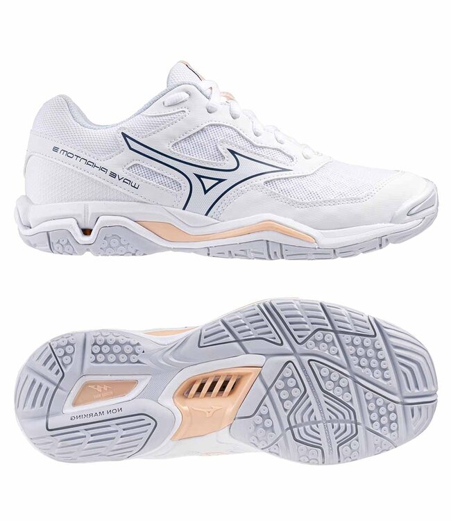 Mizuno Wave Phantom 3 White/Halogenblue/Peachparfait