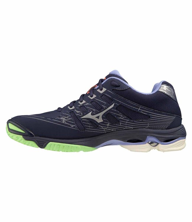 Mizuno Wave Voltage Eveningblue/Techgreen/Iolite