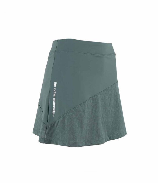 Indian maharadja Kadiri Women Jacquard Type Skirt Sage