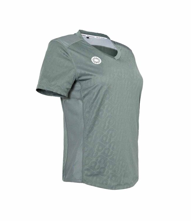 the indian maharadja Kadiri Women Jacquard Type Tee Sage