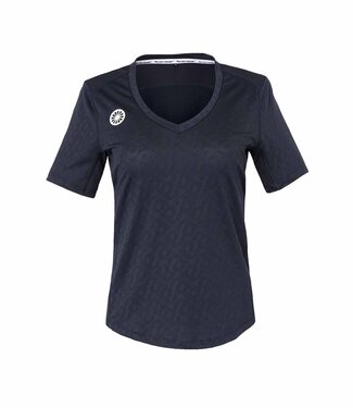 the indian maharadja Kadiri Women Jacquard Type Tee Navy