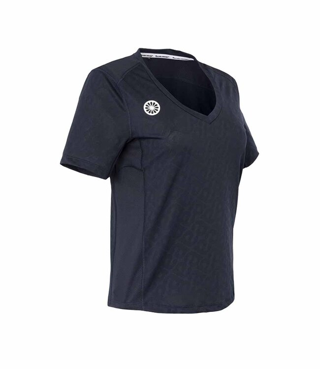 the indian maharadja Kadiri Women Jacquard Type Tee Navy