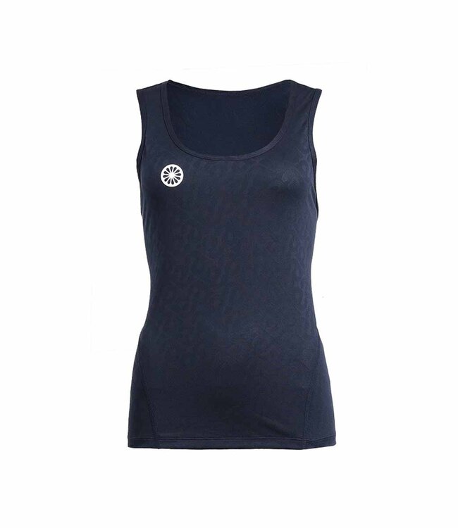 the indian maharadja Kadiri Women Jacquard Type Tank Navy