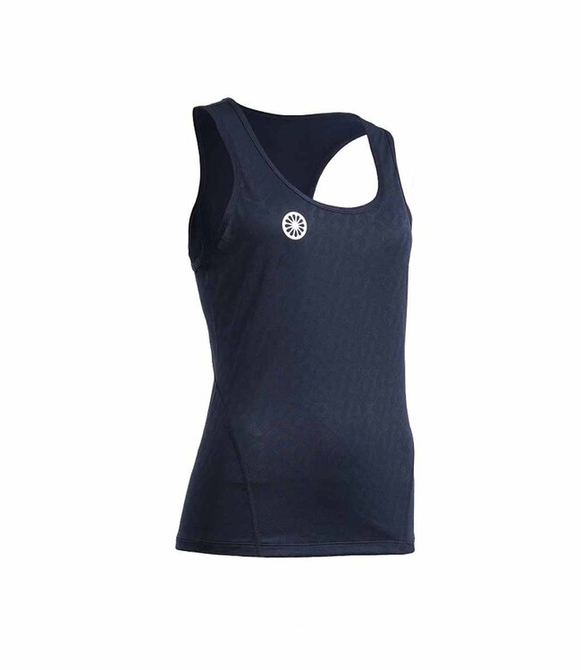Indian maharadja Kadiri Women Jacquard Type Tank Navy