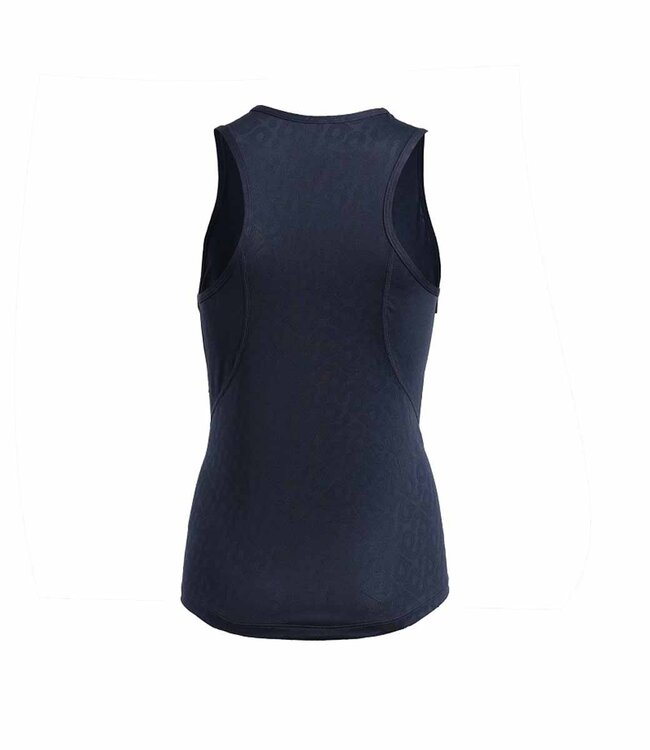 Indian maharadja Kadiri Women Jacquard Type Tank Navy