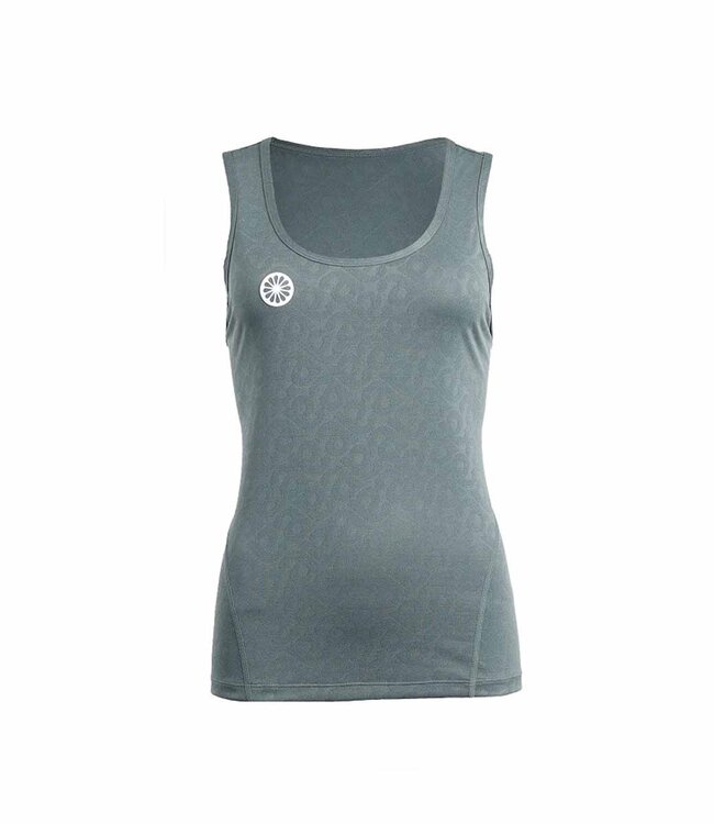 Indian maharadja Kadiri Women Jacquard Type Tank Sage