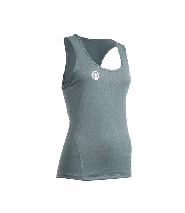 the indian maharadja Kadiri Women Jacquard Type Tank Sage