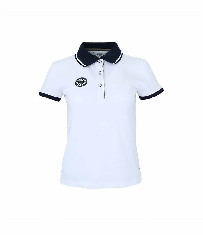 the indian maharadja Kadiri Women Pique Polo White