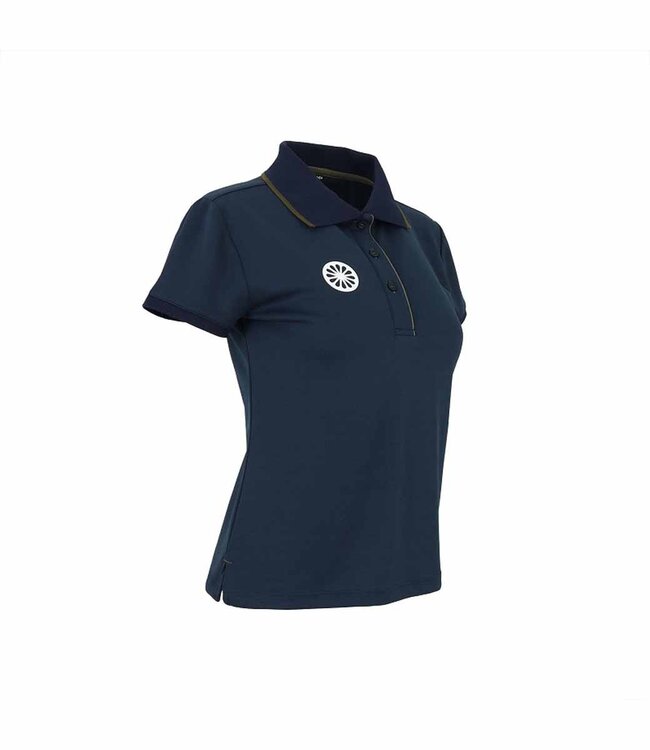 Indian maharadja Kadiri Women Pique Polo Navy